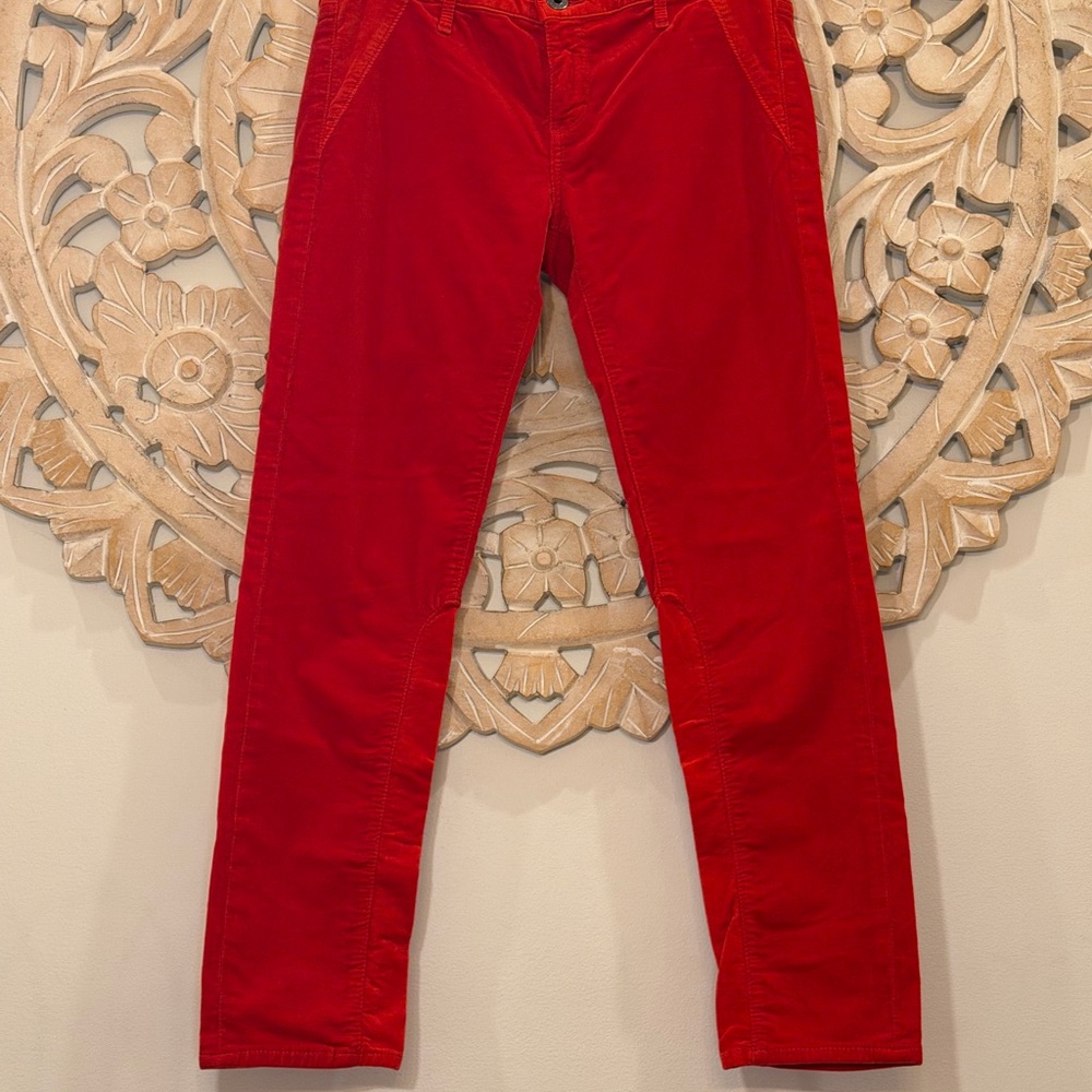 Adriano Goldschmied Corduroy Red Pants